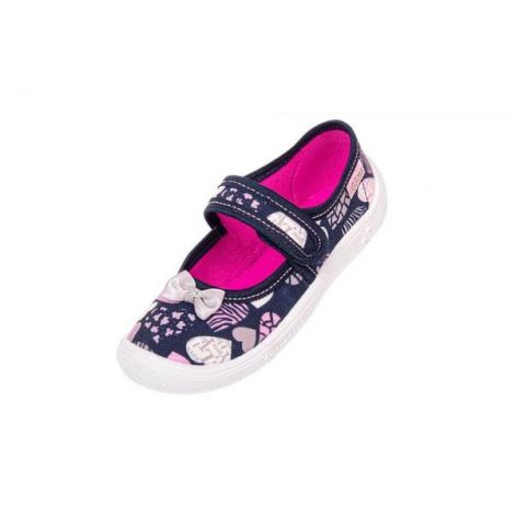 Pantofi cu interior de bumbac pentru fetite Vi-GGa-Mi Dorota Inimioare marimea 28 - imagine 6